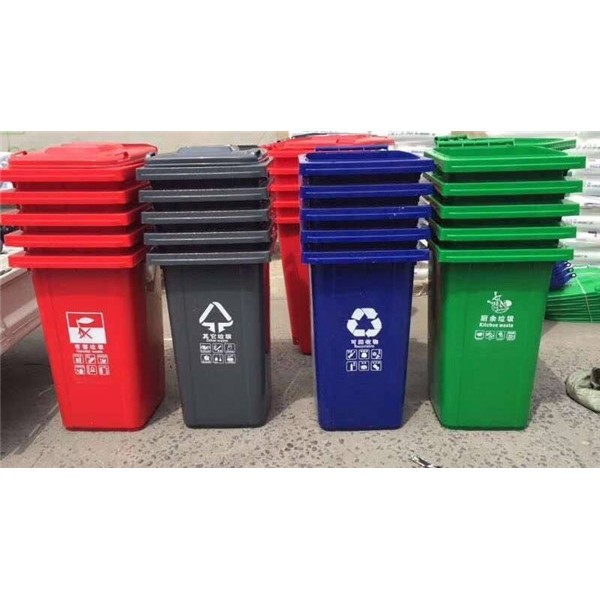 环保分类垃圾桶-- PVC-U中空管PVC-UH管材PE管材厂家