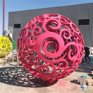 镂空球雕塑