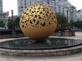 镂空球雕塑