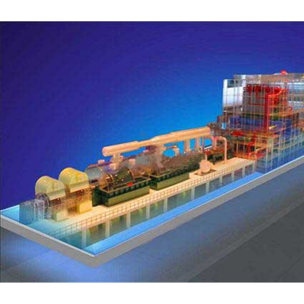 1000MW超超临界火电厂机组模型-- 模型制作厂家
