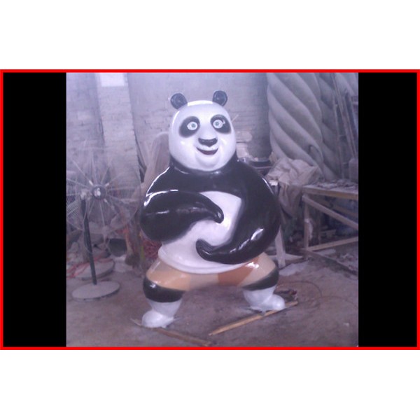 雕塑（功夫熊猫）-- 彩灯、花灯、雕塑制作公司
