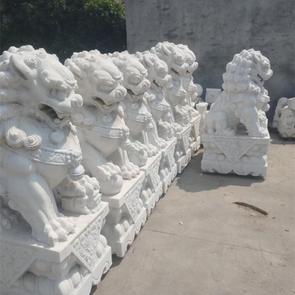 狮马雕刻-- 汉白玉石材厂